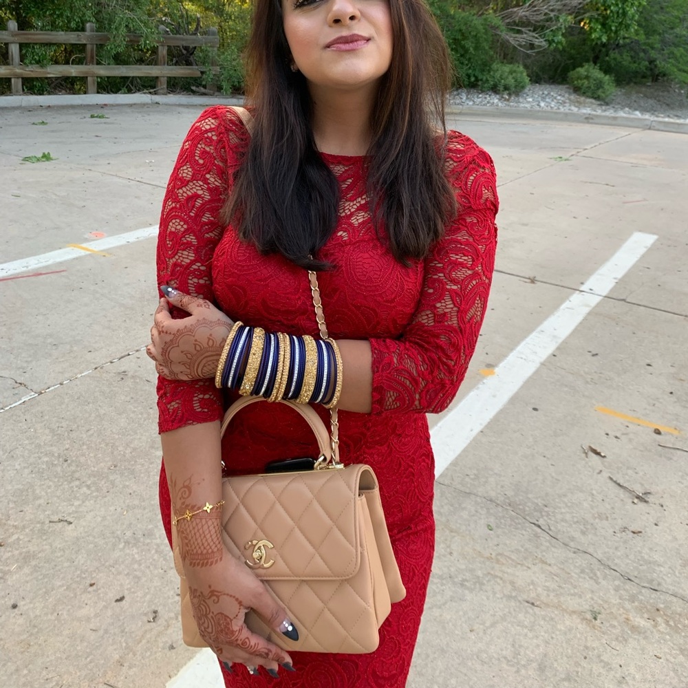 Red dress